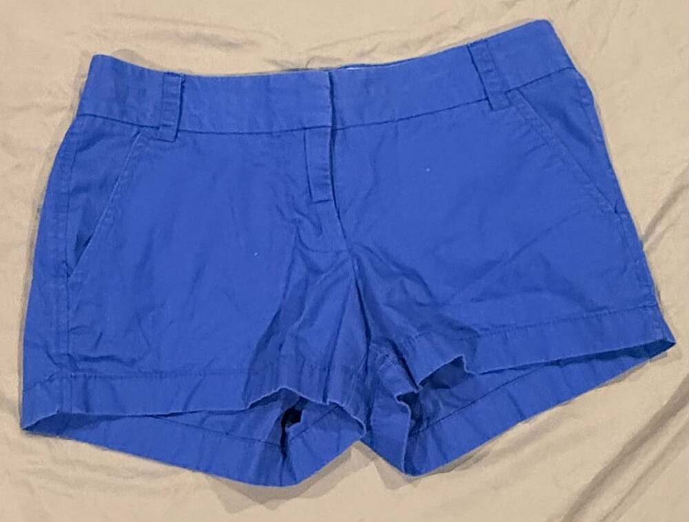 J.Crew Broken-In Chino Shorts Blue Size 0